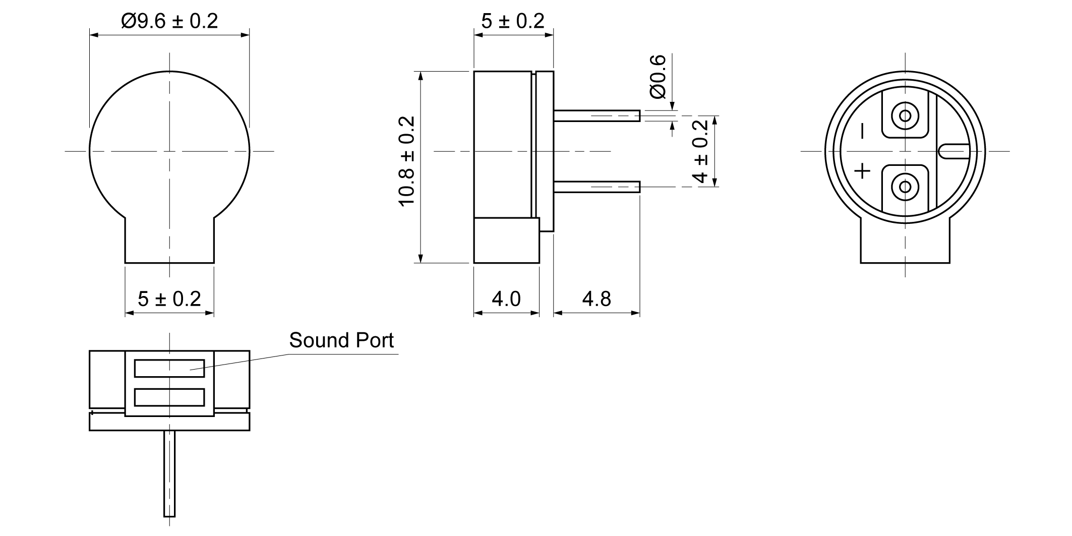 MT9650DP-27A3-16P Mechanical Drawing